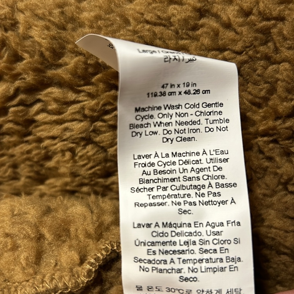Pottery Barn 🫚 Gingerbread Robe Size L BNWT - Picture 8 of 9
